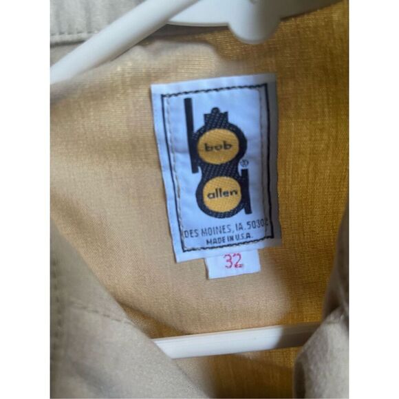 Vintage BOB ALLEN GUN CLUB SAFARI Sportswear Belted Jacket Sz 32 - Picture 11 of 11